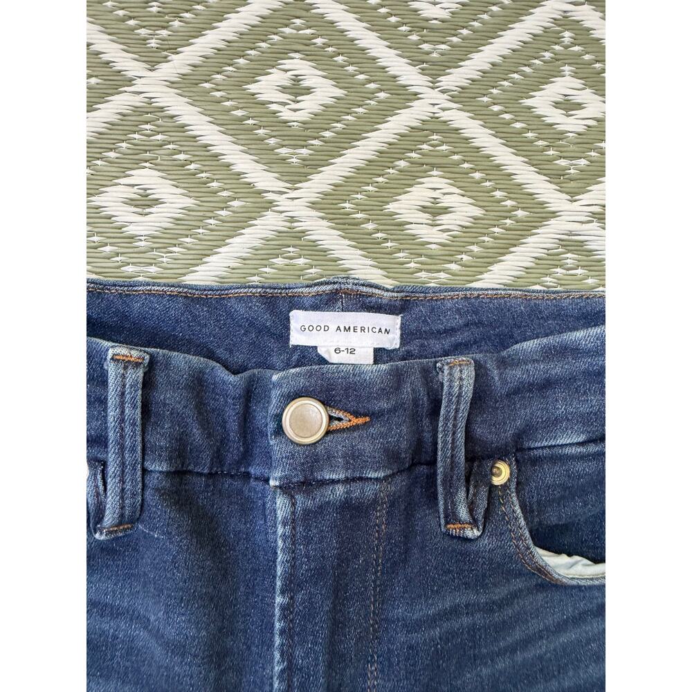 Good American Always Fits Ripped Skinny Jeans Sizes 6-12 - Picture 2 of 6